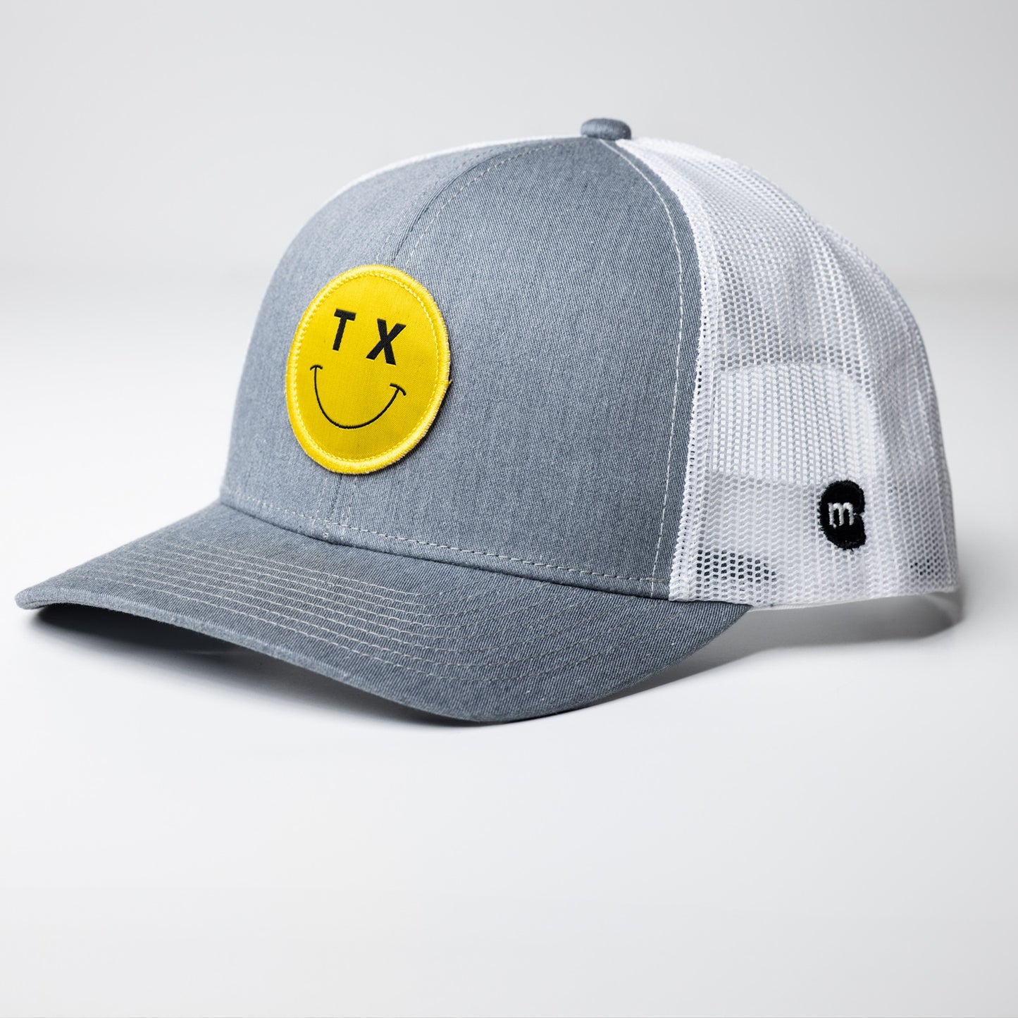 Joy Texas Flag Trucker Cap | Gray-White Snapback