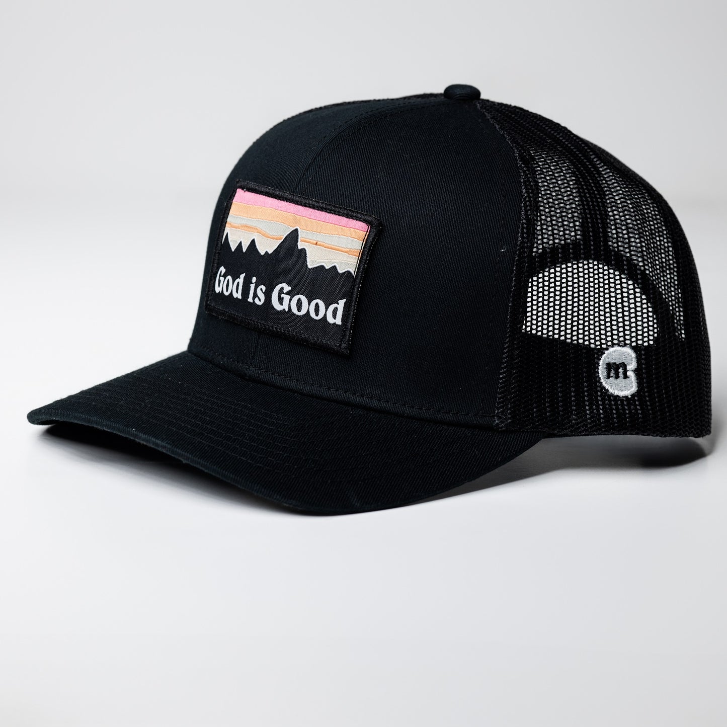 God is Good Trucker Cap | Black Snapback