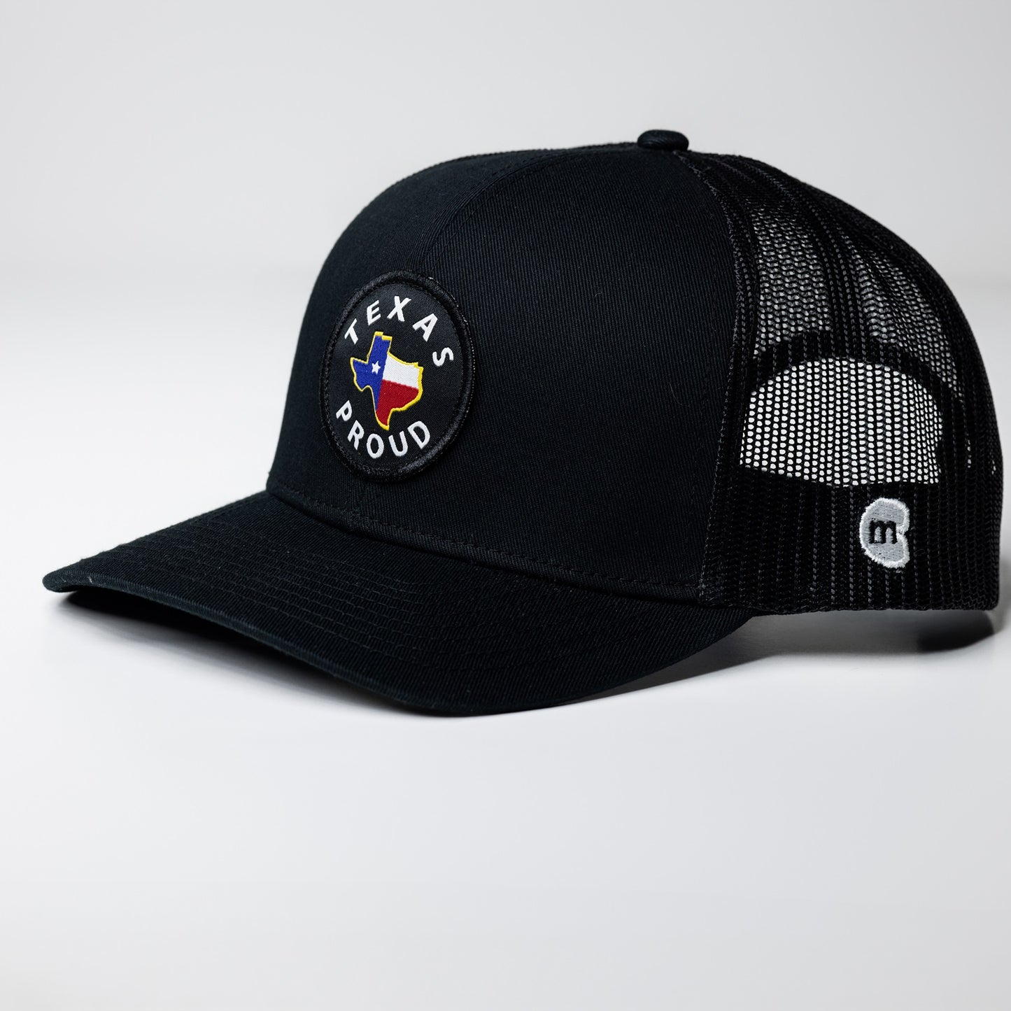 Texas Proud Trucker Cap | Black Snapback