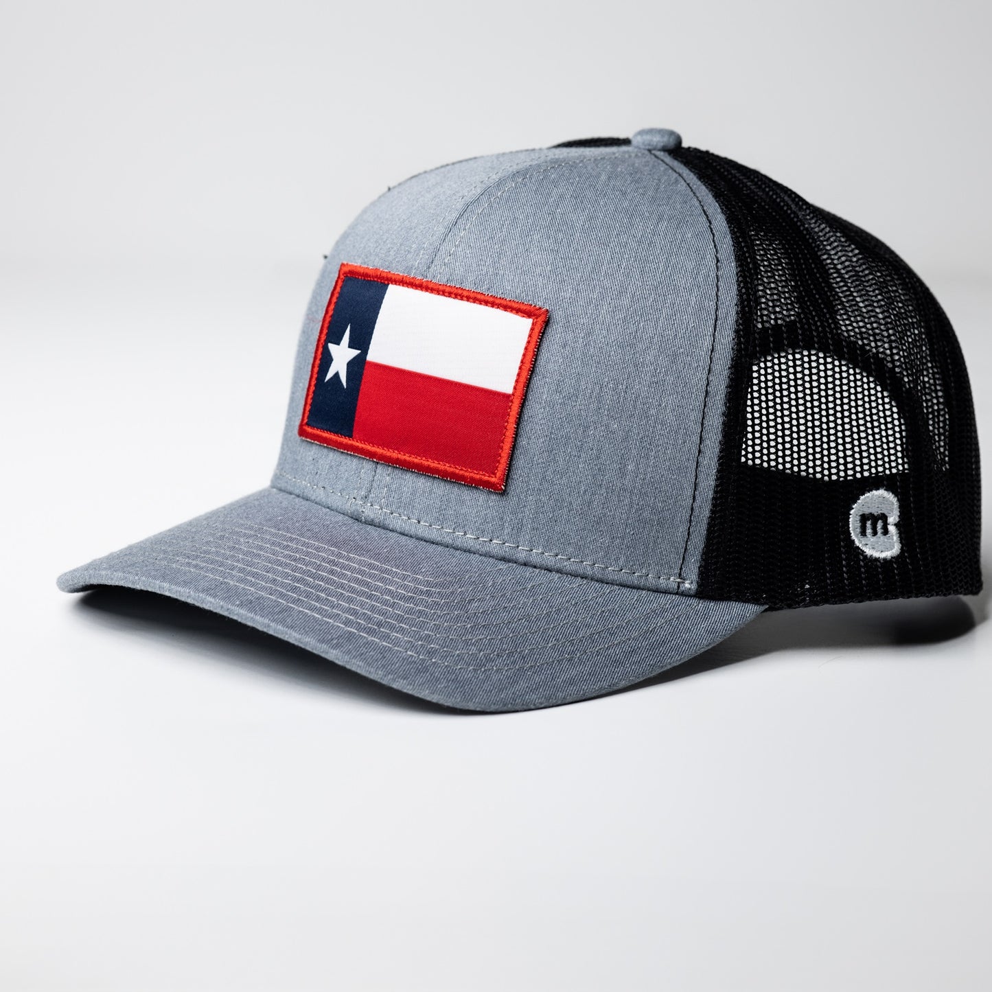 Texas Flag Trucker Cap | Gray-Black Snapback
