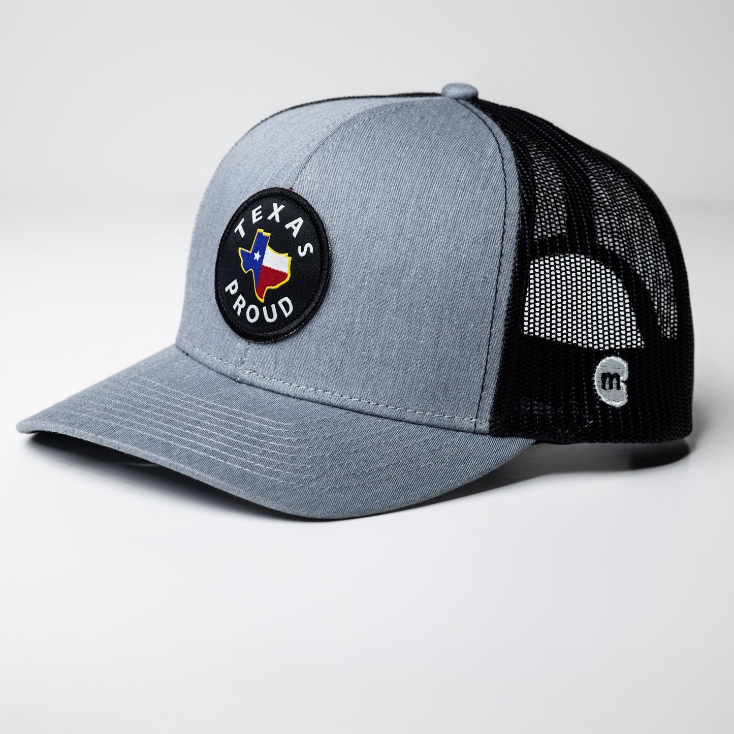 Texas Proud Trucker Cap | Gray-Black Snapback