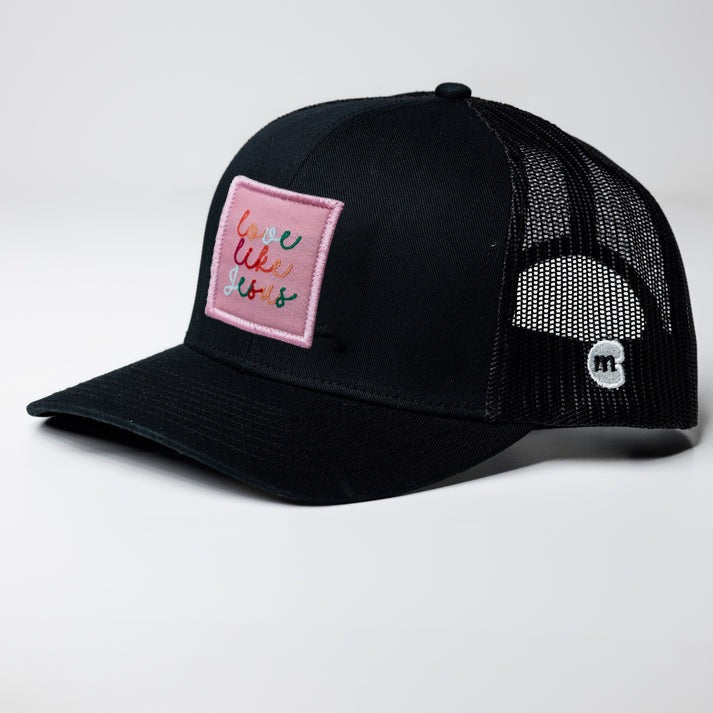 Love Like Jesus Trucker Cap | Black Snapback
